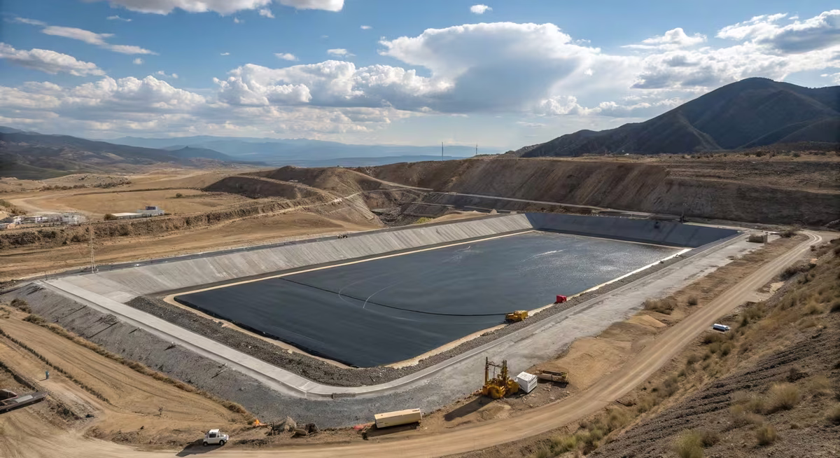 ¿Por qué se usa geomembrana HDPE en la industria minera?